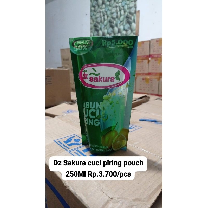 LARIS JAYA ⋆ DZ SAKURA SABUN CUCI PIRING POUCH 250ML/