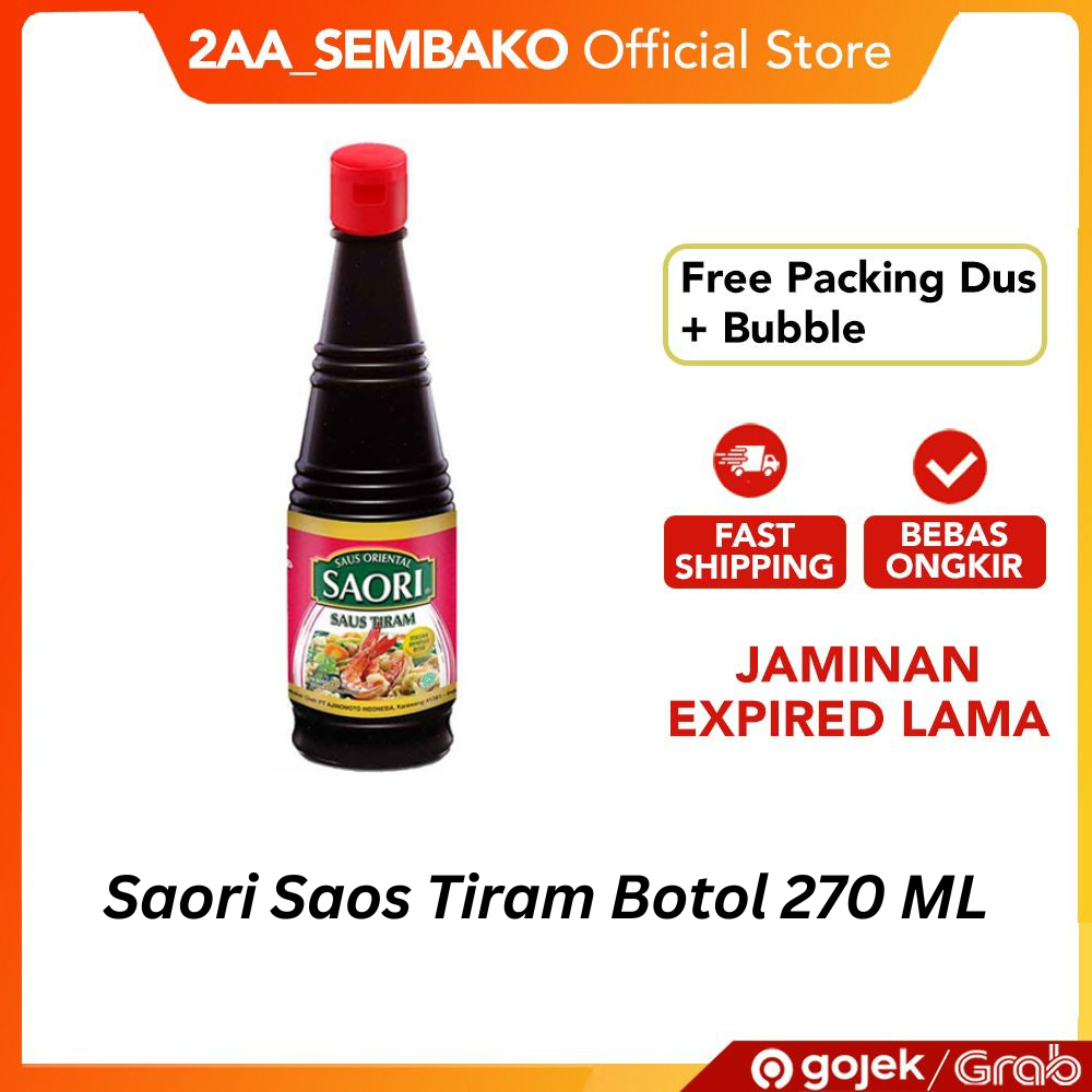 

Saori Saos Tiram Botol 270 ML 1 Pcs