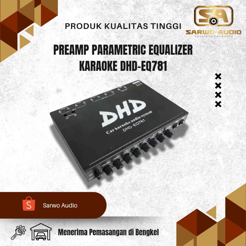 Preamp Parametric Equalizer Karaoke DHD-EQ781
