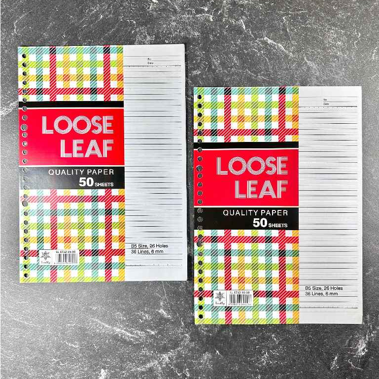 

(PAK) LOOSE LEAF TRULLY B5-100 / LOOSE LEAF TRULLY B5-50 / LOOSE LEAF