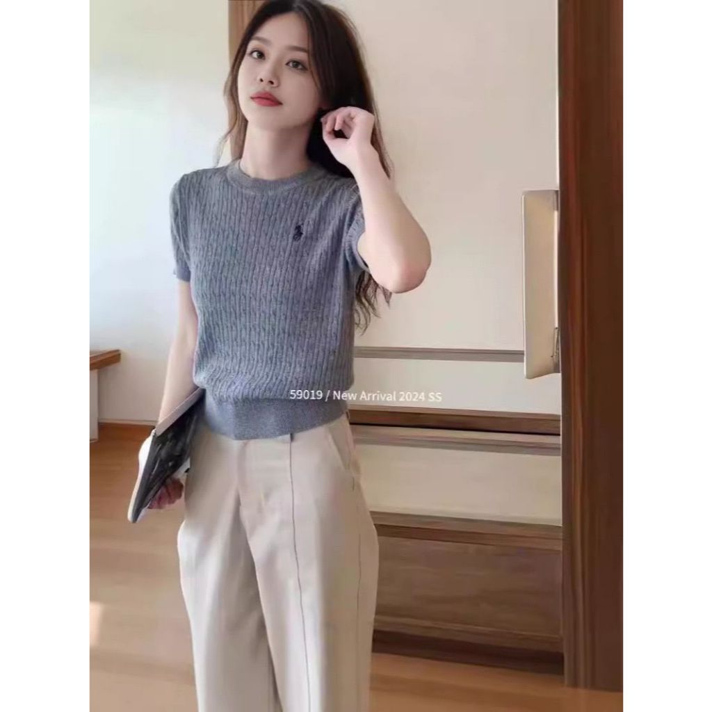 Elizabethgrosir1 Sweater Knit Import Grosir 64 Crop Top Rajut premium lembut Baju Wanita Korean Styl