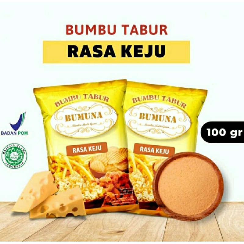 

Bumbu Tabur Keju Bumuna (100 Gram)