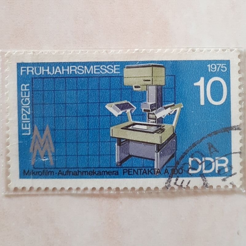

Perangko Jerman Leipzig Spring Fair 1975 (Microfilm Recording Camera PENTAKTA A 100) Tahun 1975