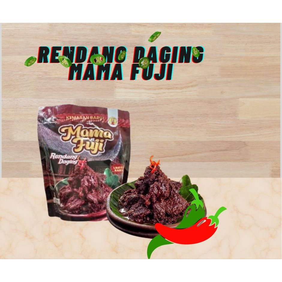 

RENDANG MAMA FUJI Rendang Daging 350gr (Mini Size)