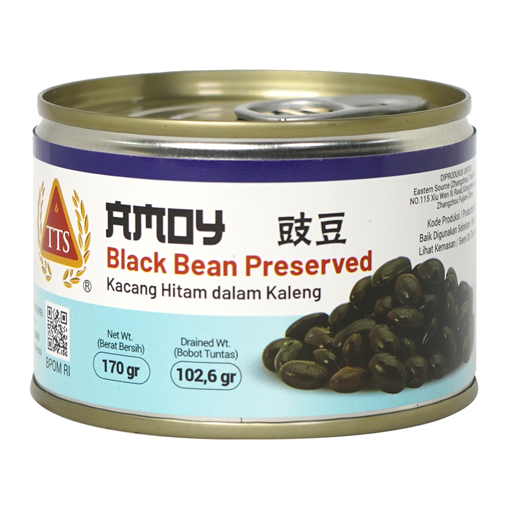 

TTS Amoy Salted Black Beans 170gr | Tausi | Kacang Hitam Kaleng | Amoy