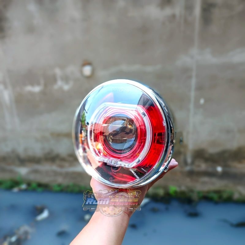 Daymaker Ninja Ss Rr 7 inch billed ninja Reflekto Depan ninja billed