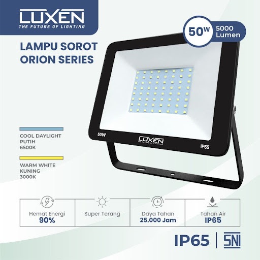 Luxen LED Floodlight Orion 50 Watt Kap Sorot 50W