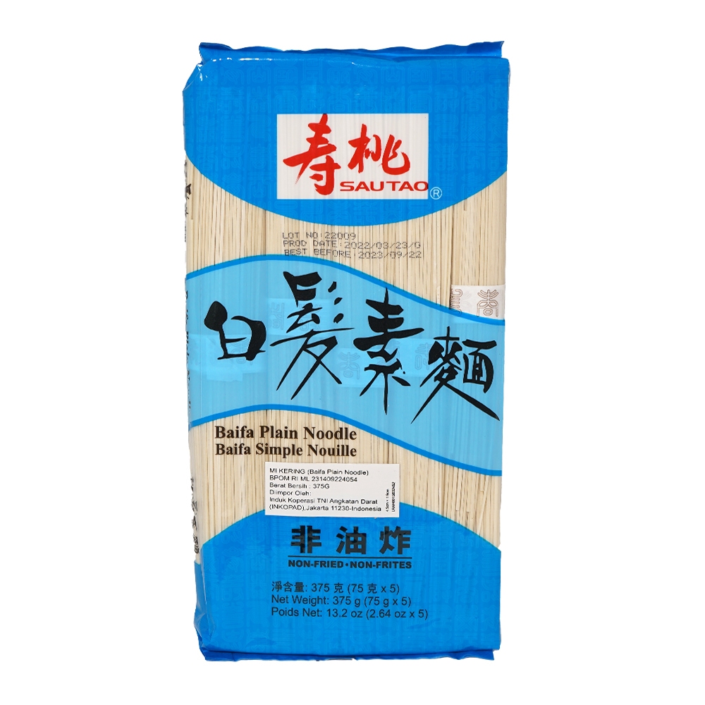 

SAU TAO BAIFA PLAIN NOODLE 324 375 GR