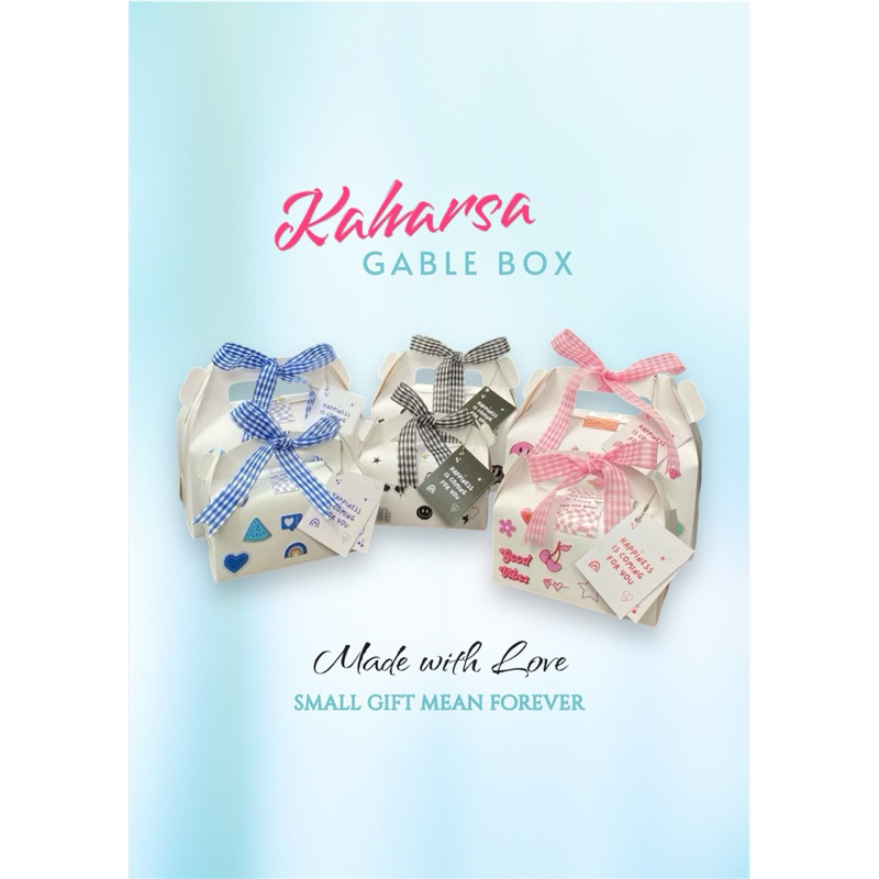 

Gable Box / Gift Box (sudah include isian)