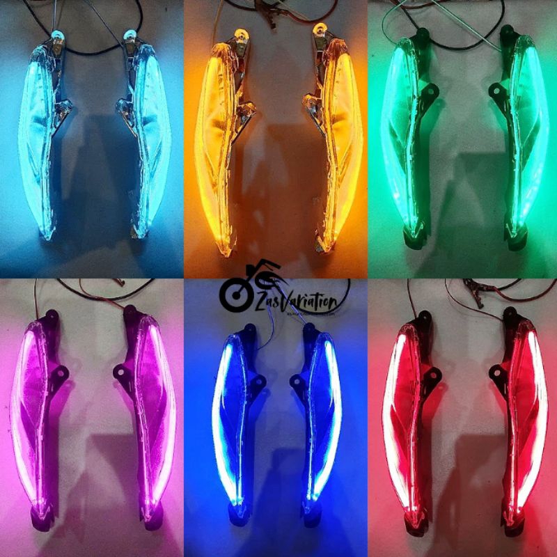 Paket Reteng atau Sein / Sen Beat Karbu Pakai Alis / Lampu Variasi Motor / Lampu sein Beat / Lampu m