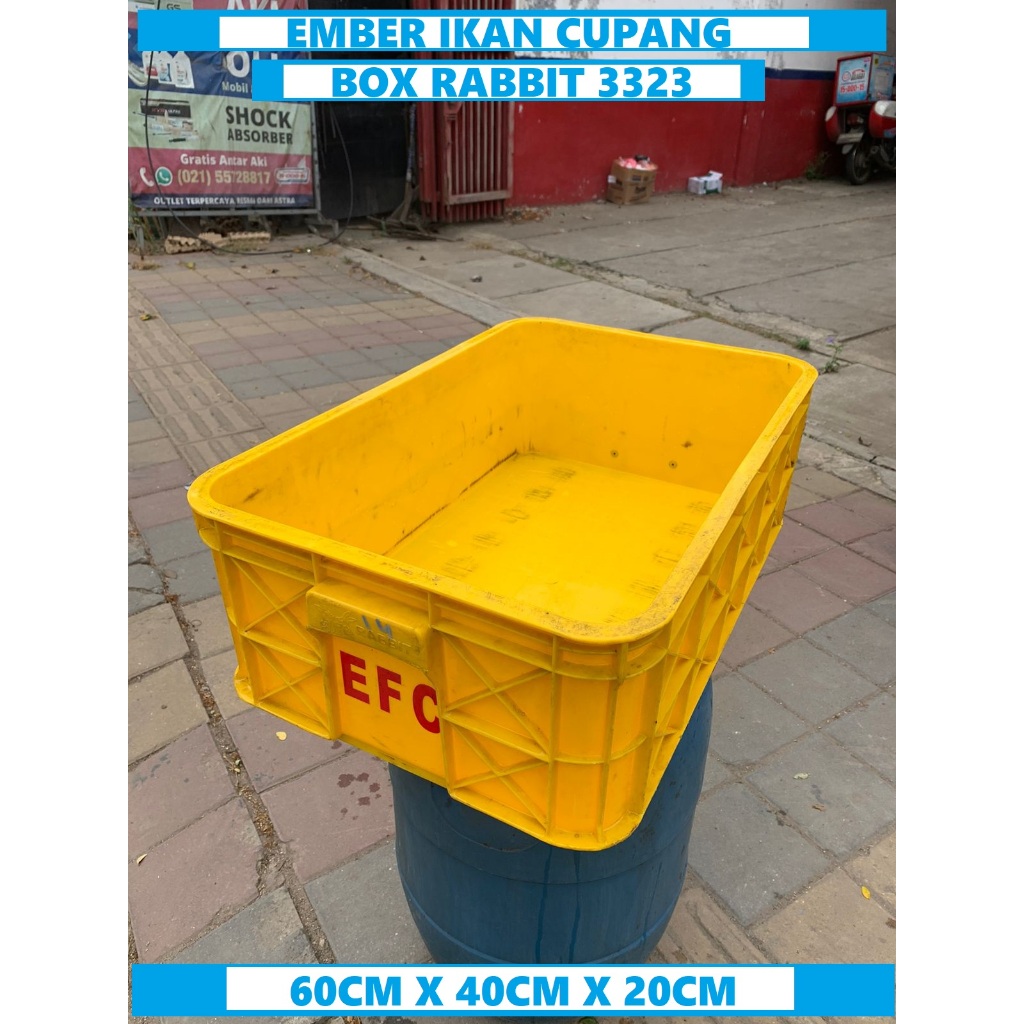 Box Rabbit tipe 3323 bekas Box Hewan Box Sparepart Box Plastik