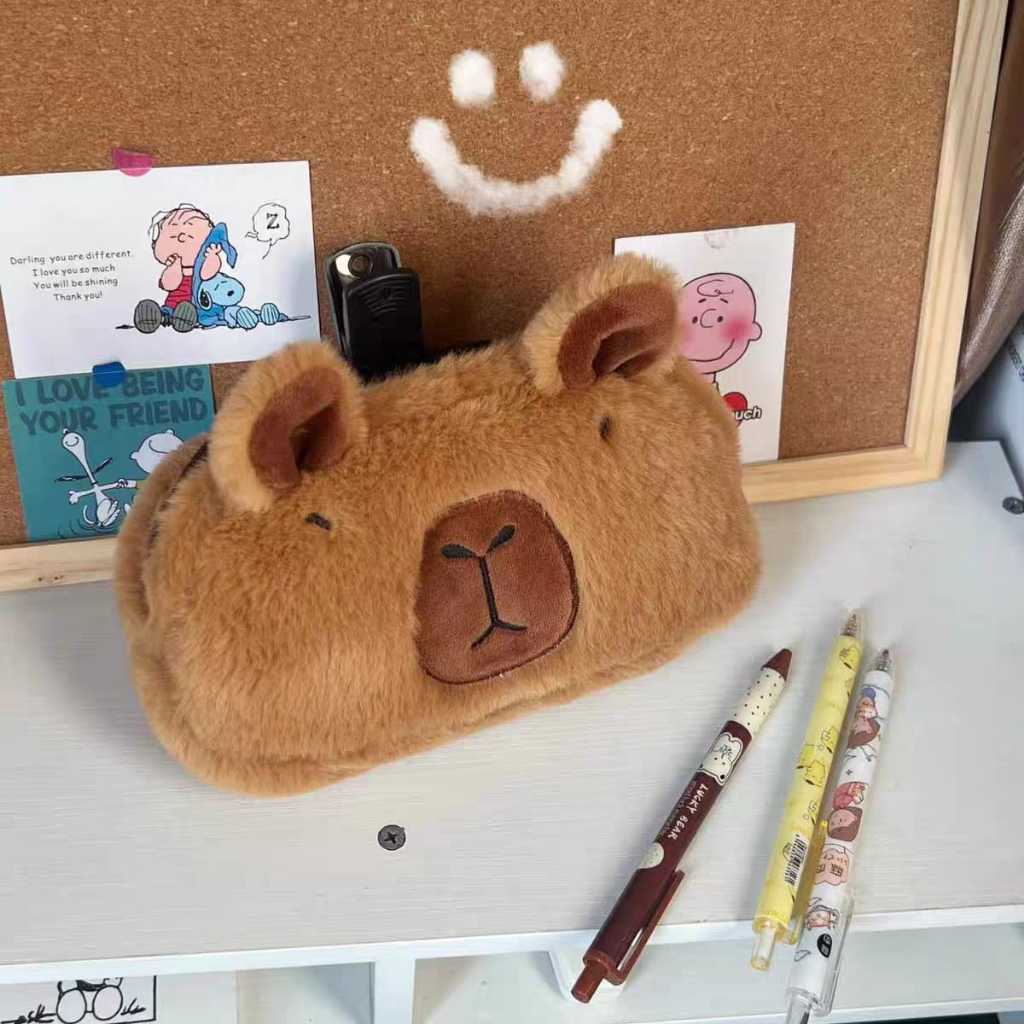 

[CornerShop] Pouch Capybara Frog Tempat Pensil Pencil Case Capybara