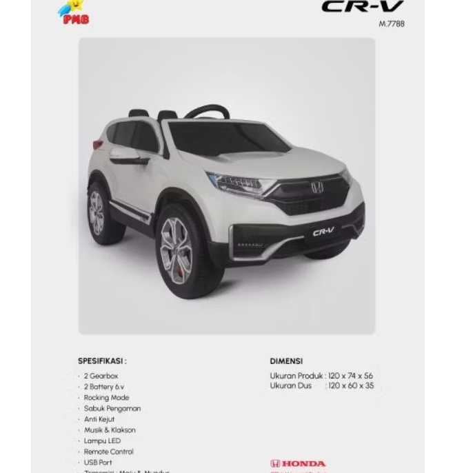 Mobil Anak Pmb M7788 Honda Crv