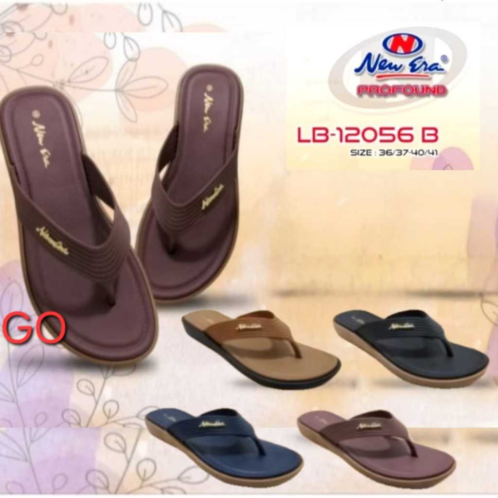 sogo NEW ERA LB E 12056B Sandal Casual wanita Sandal Jepit Sandal Slop Karet Wanita Size Terbaru 36/
