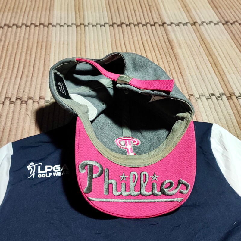 Topi MLB  Pink  Grey Adjustable Phillies Original Preloved