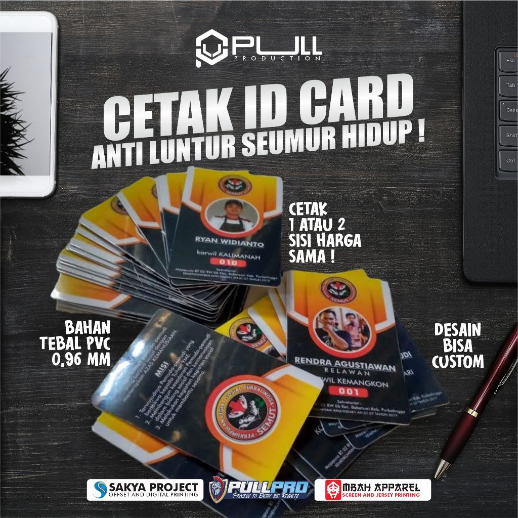 

ID CARD PVC TEBAL 0,96 MM KARTU OSIS KARTU TANDA ANGGOTA KARTU BPJS