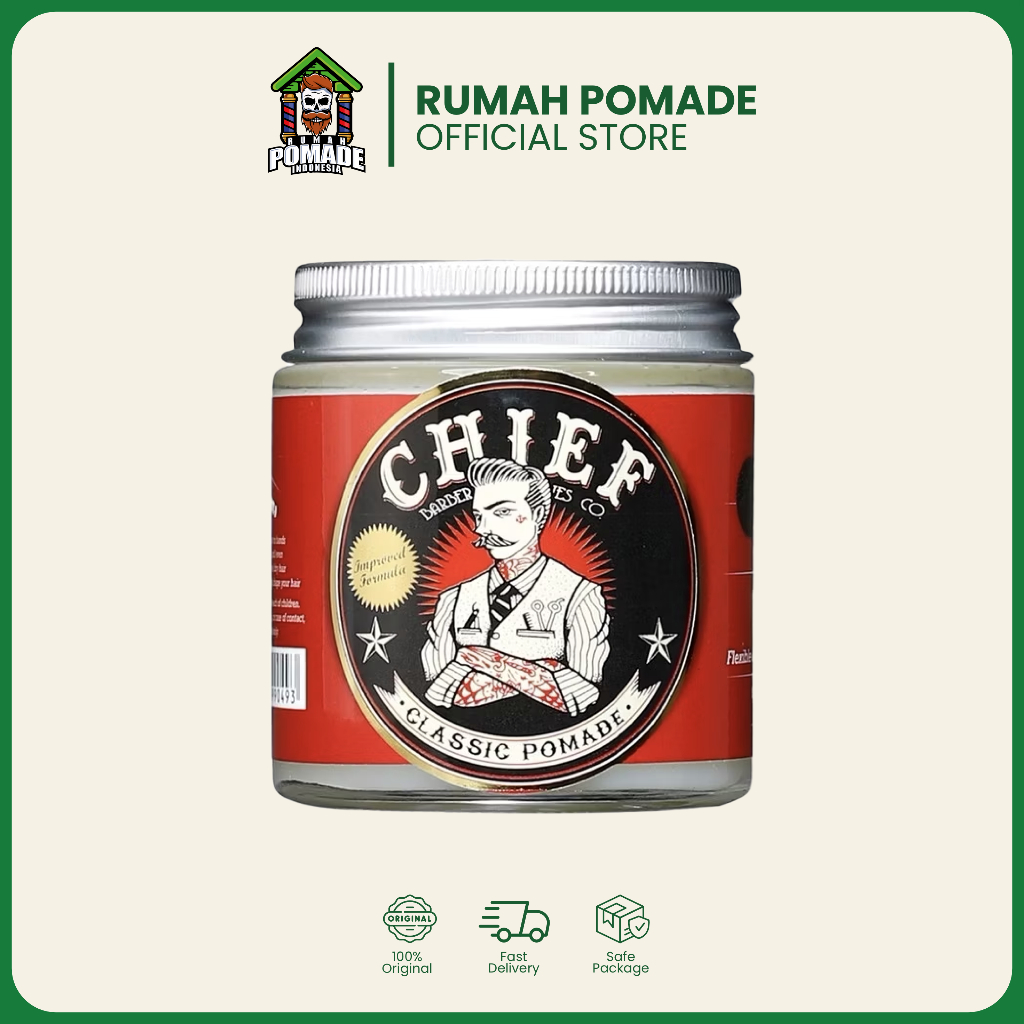 CHIEF RED OILBASED POMADE - Classic Pomade 100 G Chief Merah