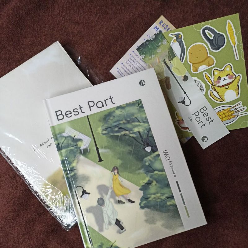 Novel Best Part by Dwi hard cover