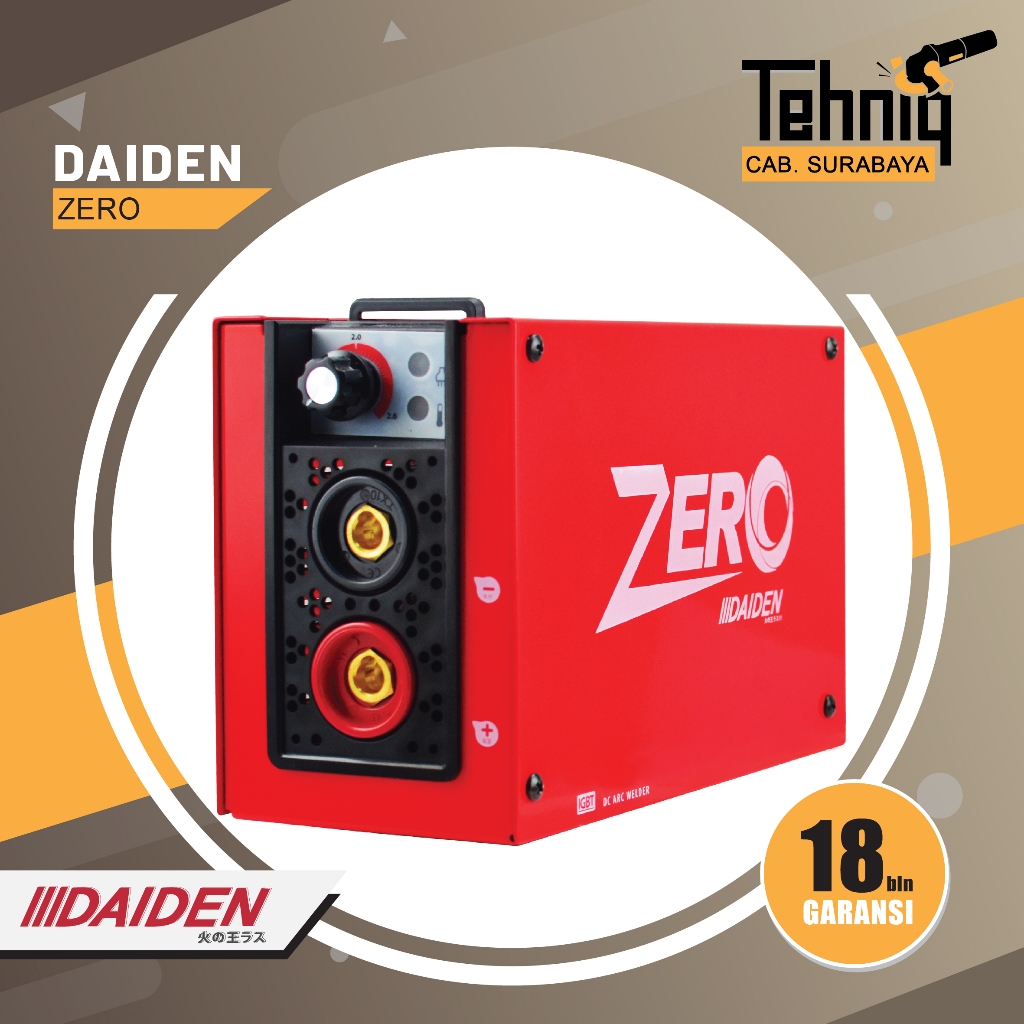 Mesin Las 900 Watt / Trafo Las Listrik DAIDEN ZERO MMAi 100