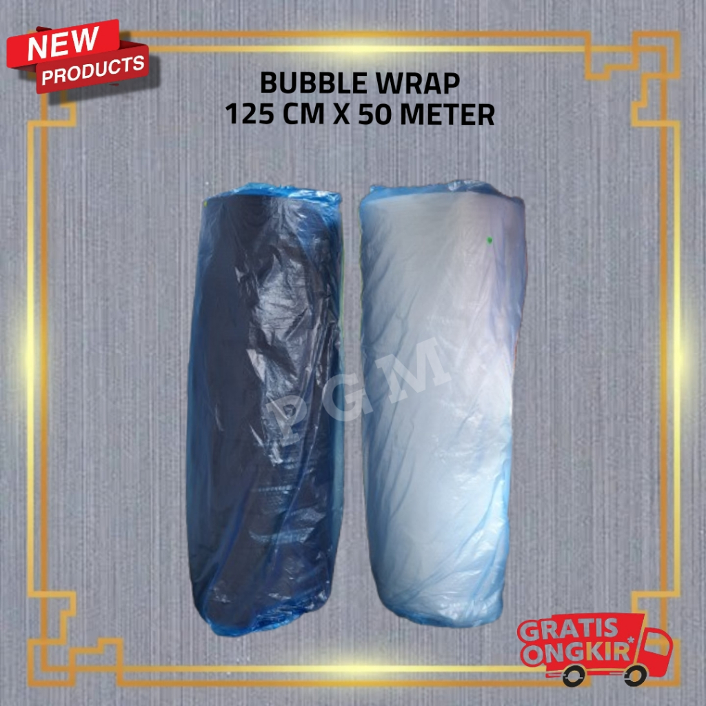 

Bubblewrap Bubblepack Bubble roll Wrap Pack /125 x 50 METER FULL / HANYA BISA GOJEK