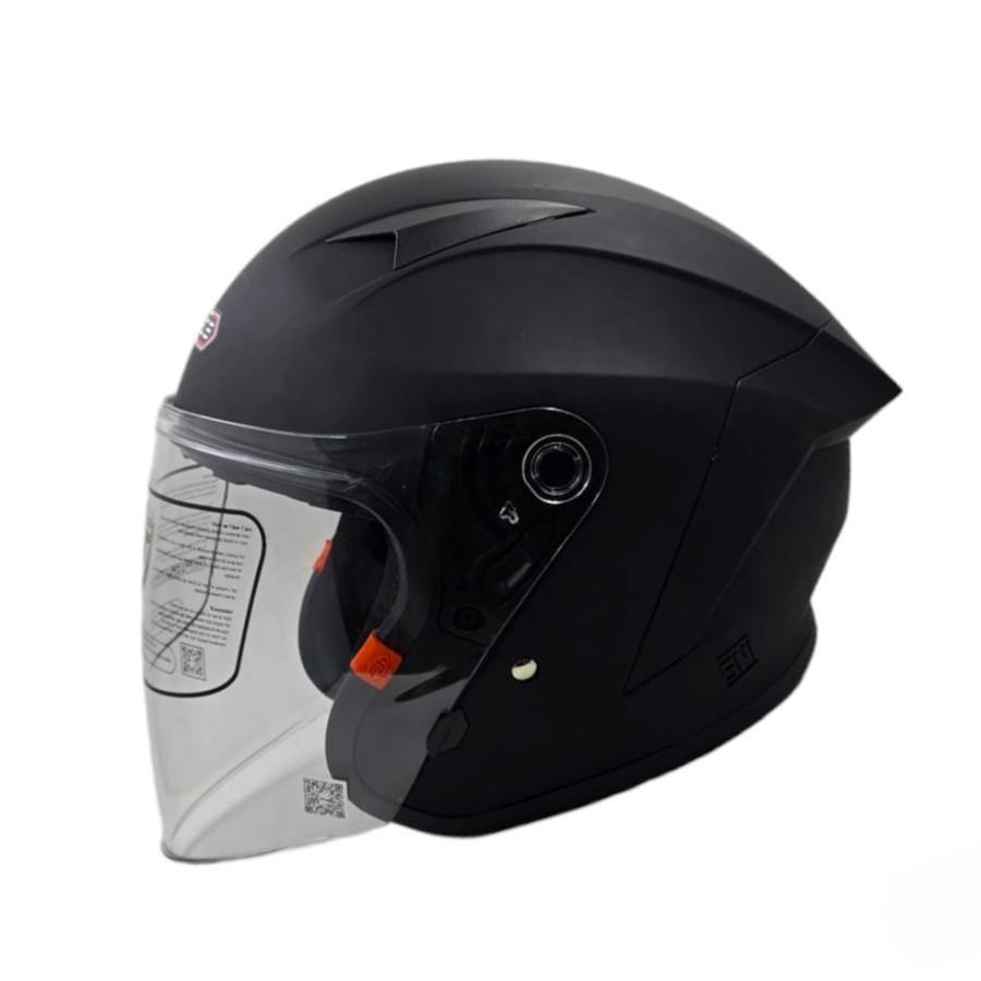 VIGO Helm Half Face Spoiler Cowok Cewek Remaja Dewasa Model X1 NS Warna Solid Polos Size M L XL XXL 