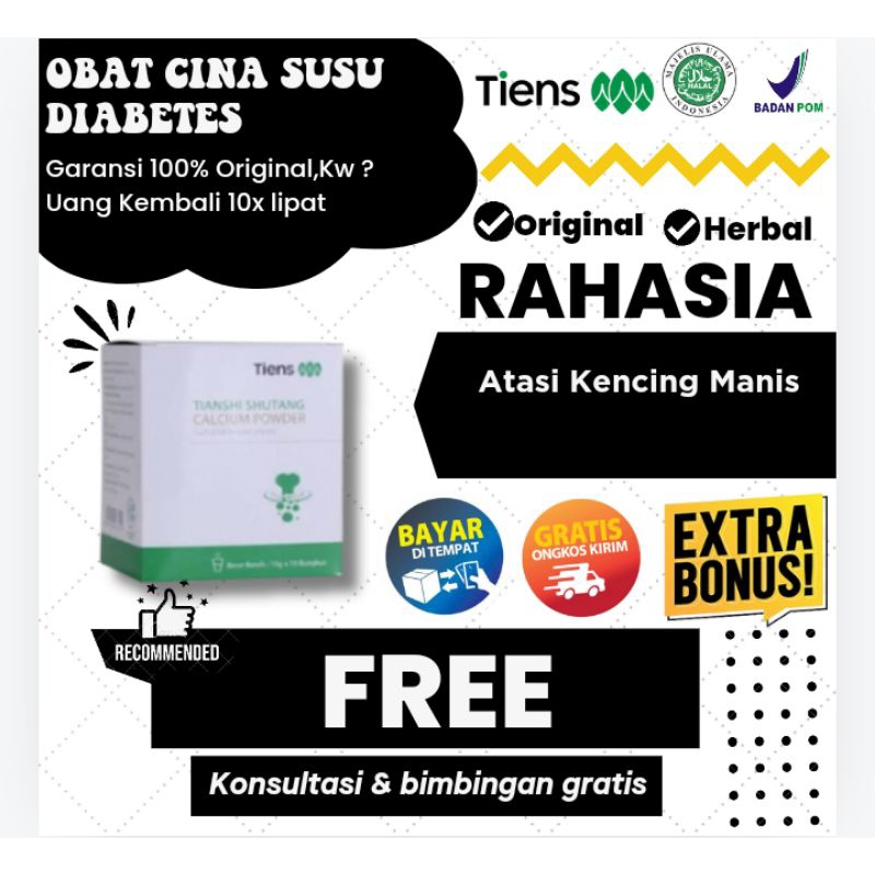SUSU OBAT DIABETES KENCING MANIS - OBAT CINA DIABETES - SUSU LABU CINA