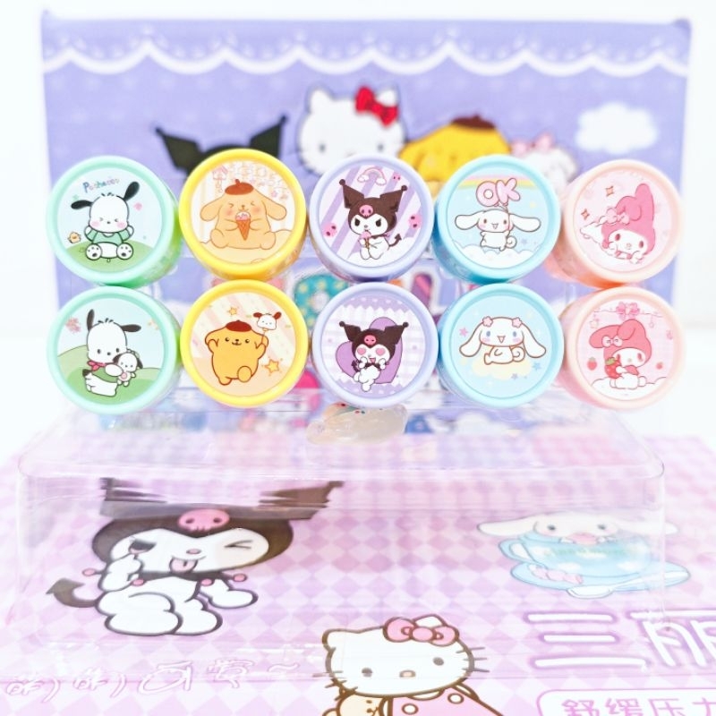 

(MOTIF BARU!!!) Stempel Sanrio Lotso / Stamp Lotso / Stamp Sanrio 10pcs