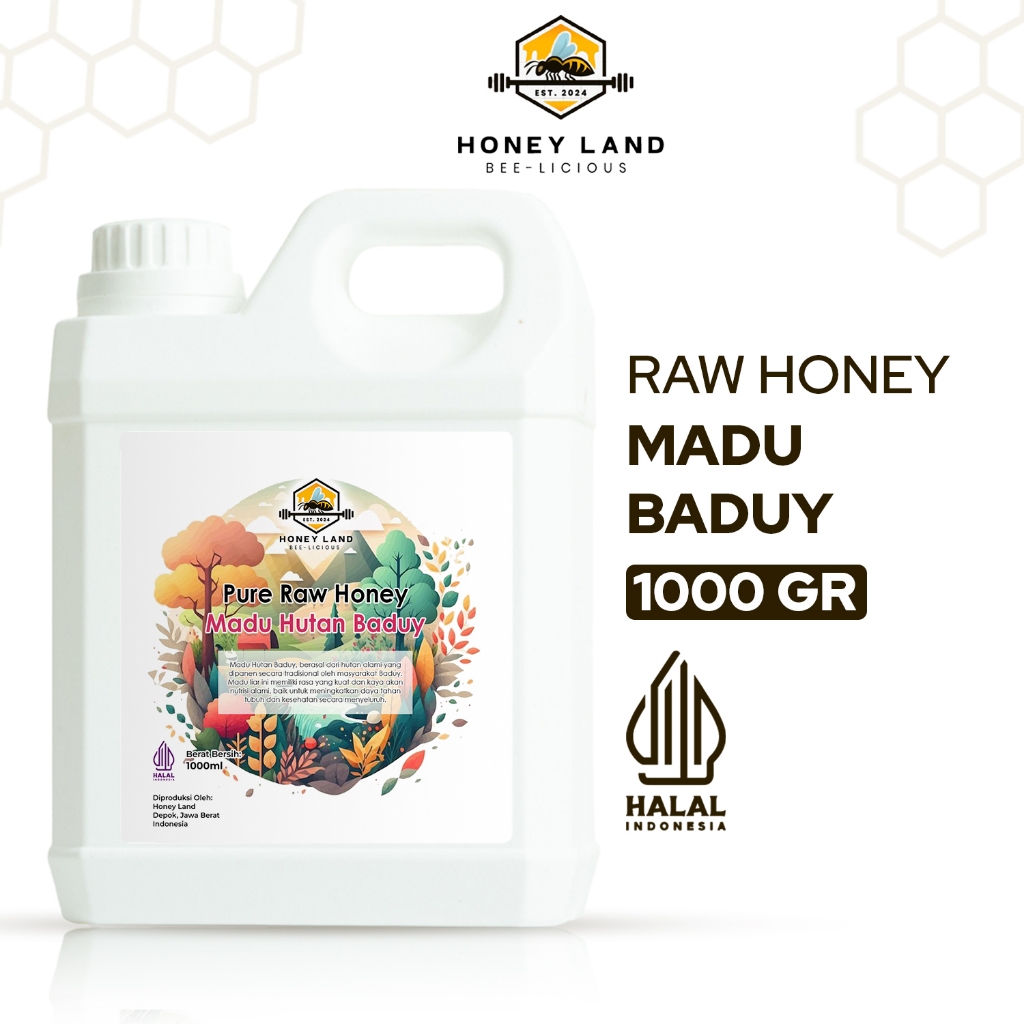 

Honey Land Madu Hutan Baduy 1000gr