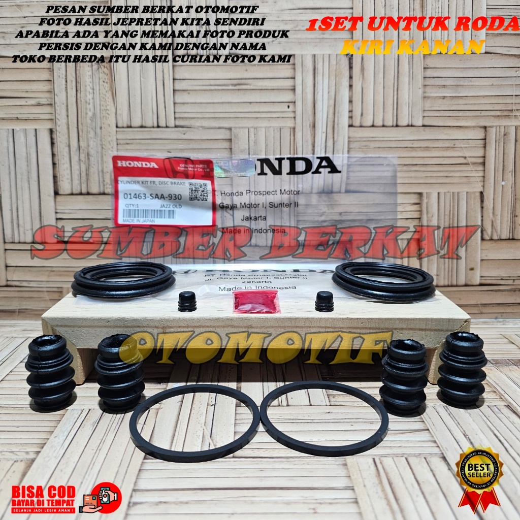 SEAL SIL KIT REM CAKRAM DEPAN HONDA JAZZ LAMA GD3 CITY GD3 2003 SAMPAI 2008