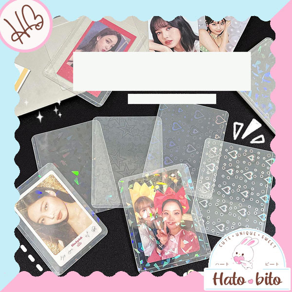 Laser hologram film photocard sleeve tempat kartu photocard foto idola cantik HB1793