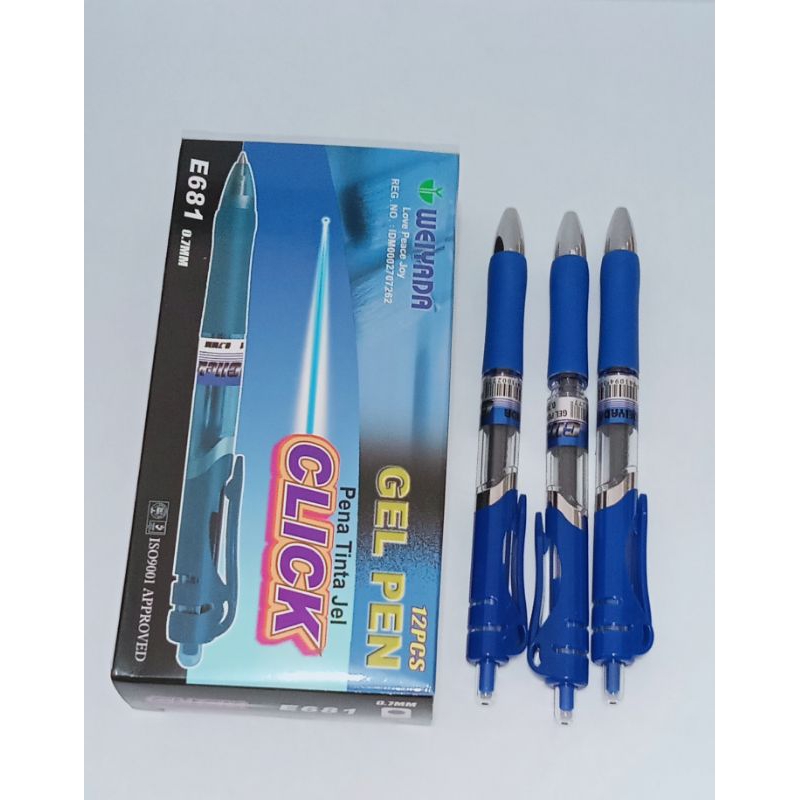 

GEL PEN CLICK WEIYADA 0.7 MM