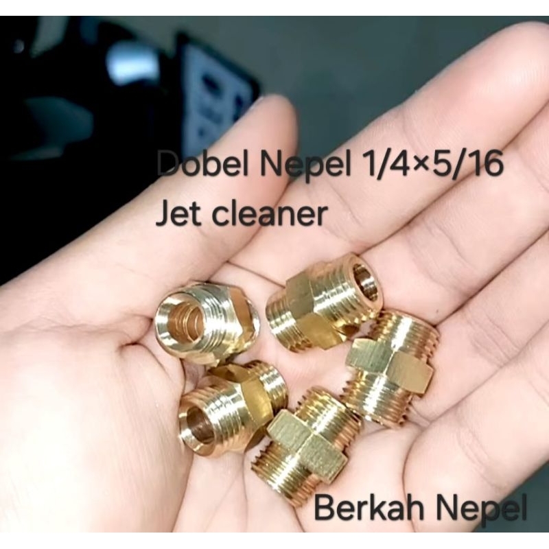 Dobel Nepel Jet cleaner ukuran 1/4x5/16