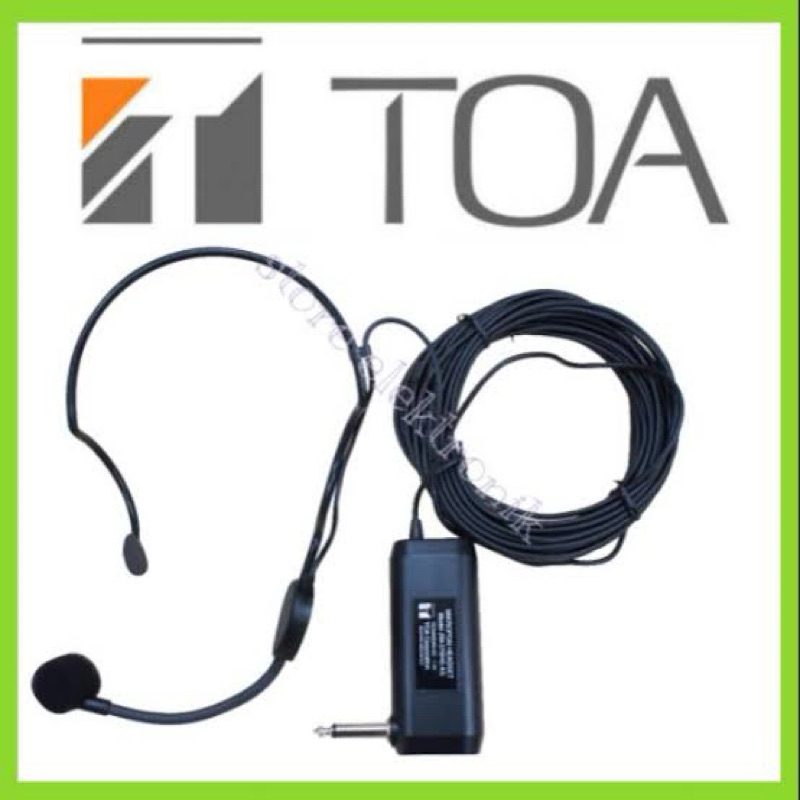 Mikrofon Headset TOA ZM370HSAS / Mic TOA Headset / Mic Toa / Mikropon TOA