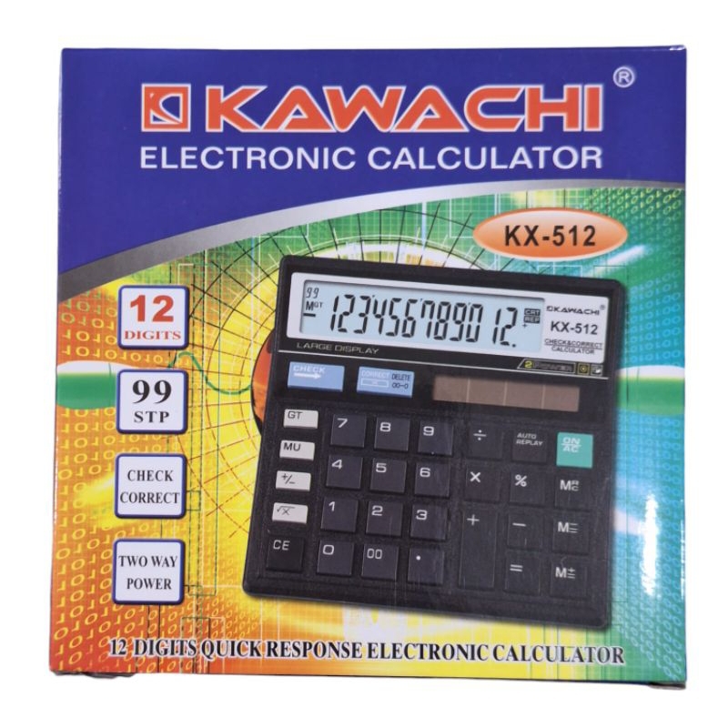 

Calculator Kawachi 12 digit / kalkulator 12digit KX-512