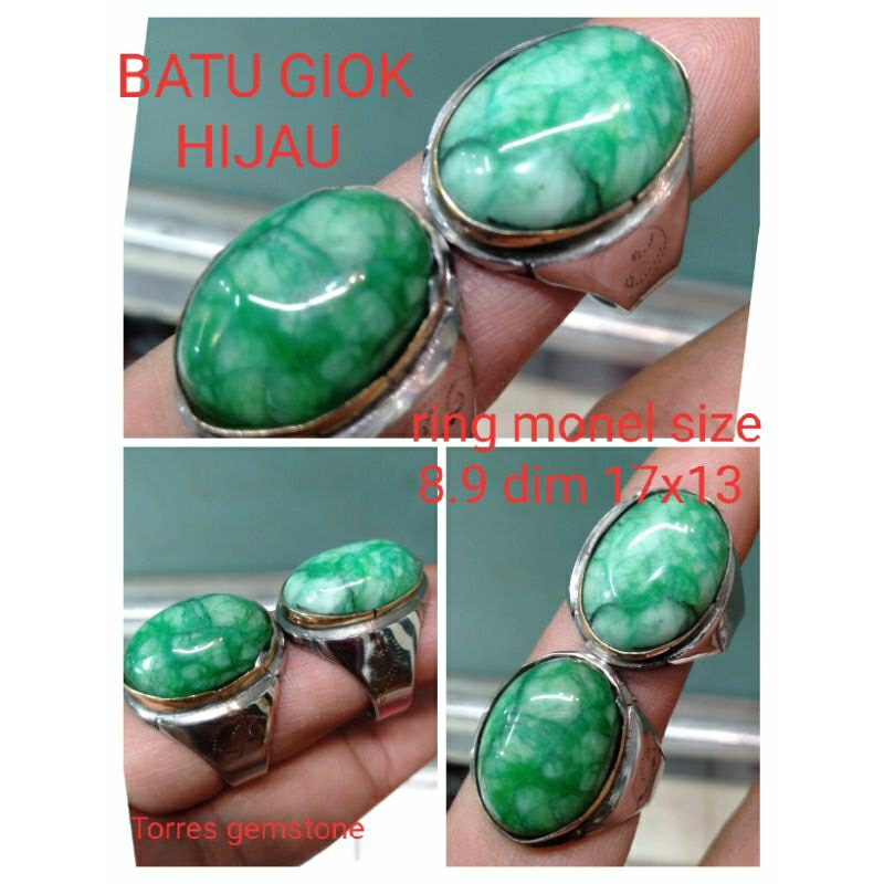 CINCIN BATU GIOK HIJAU ASLI CINA 02