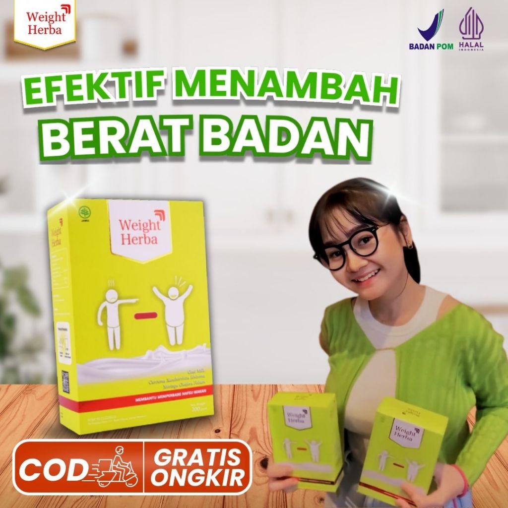 

Susu Penambah Berat Badan Bikin Badan Idaman & Penambah Nafsu Makan | Weight Herba 100% Original