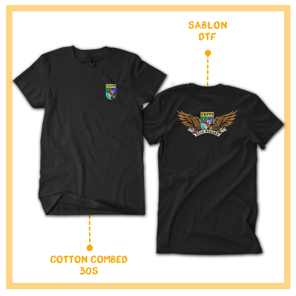 KAOS DISTRO FKPPI BELA NEGARA NEW POPULER MODEL VIRAL TERLARIS NIDARSTORE