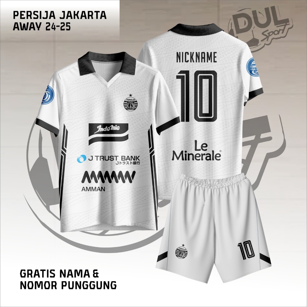 Jersey Persija Away Putih 24/25