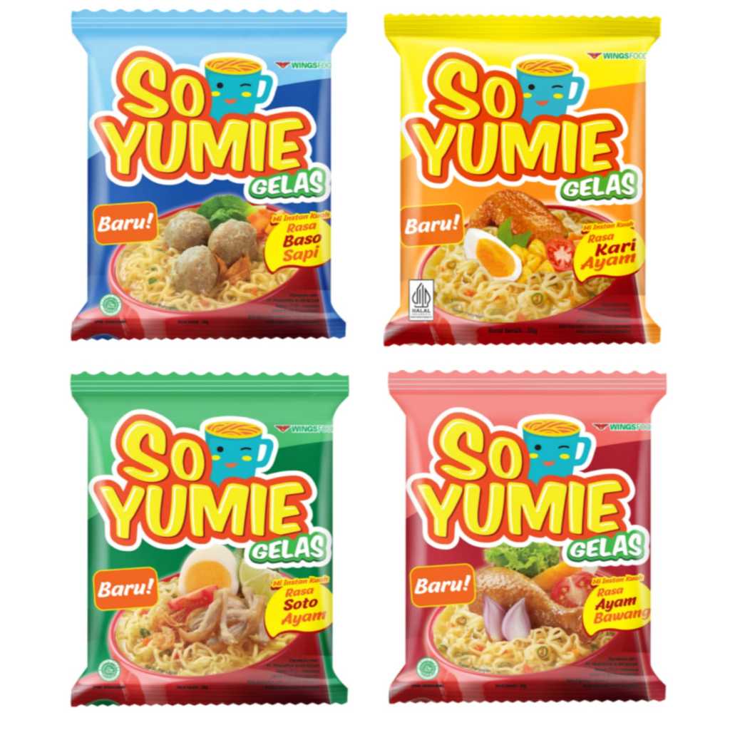 

SO YUMIE / MI GELAS / 1 RENCENG ISI 10 PCS