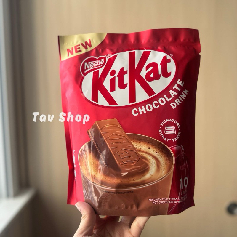 

KITKAT Chocolate Drink 10 Sticks (330gr) (Import) Malaysia