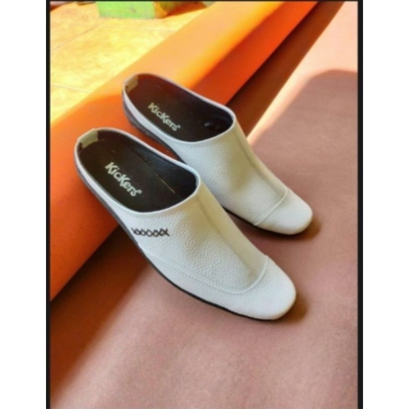 SEPATU SANDAL HABAIB/SENDAL SELOP PRIA/SELOP PUTIH