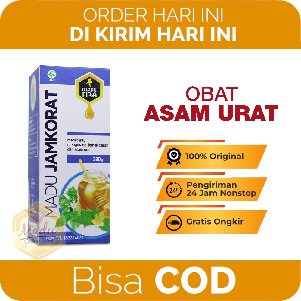 MADU JAMKORAT ASLI ORIGINAL Obat Asam Urat Dan Kolesterol Madu Turun Asam Urat ORI BPOM