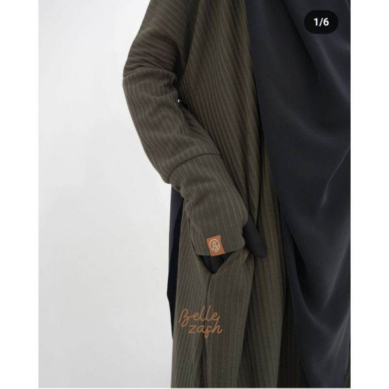 Bellezash Noir abaya, mix abaya