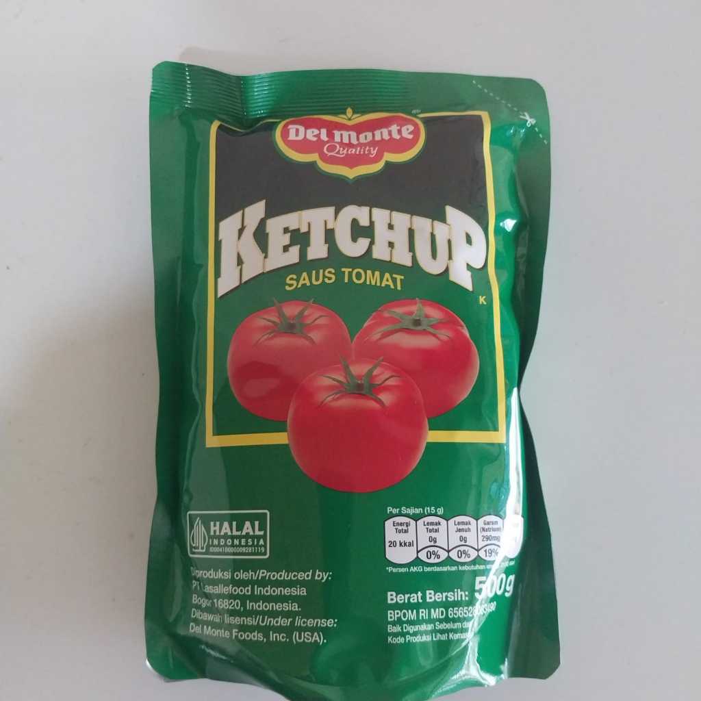 

Del Monte Ketchup Saos Tomat 500 gr