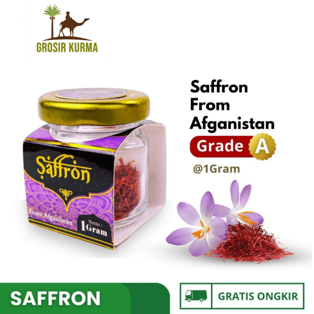 

Saffron Super Negin 1gr Premium Original Safron From Afganistan