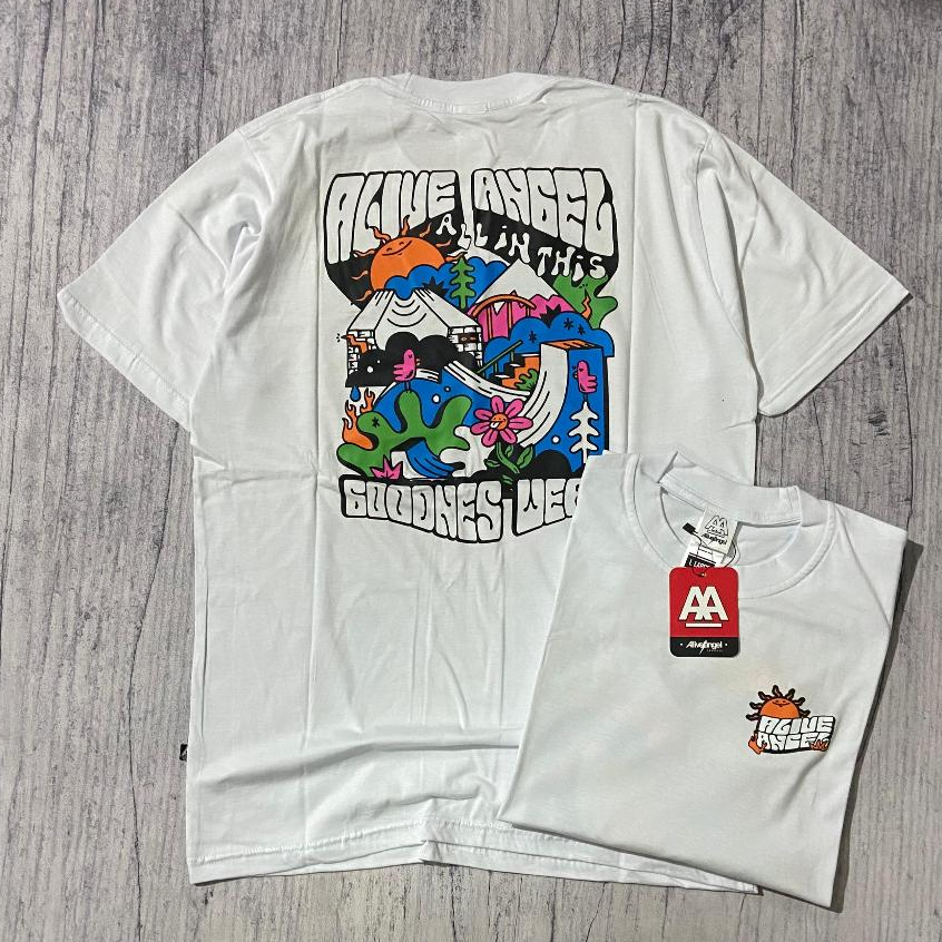 KOAS DSITRO SURFFING ORIGINAL PRIA / BAJU DISTRO / T-SHIRT DISTRO UNISEX / KATUN COMBED 30S PUTIH / 