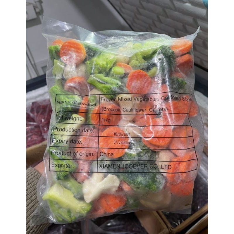 

Mix Veggetable California Style IQF 1kg