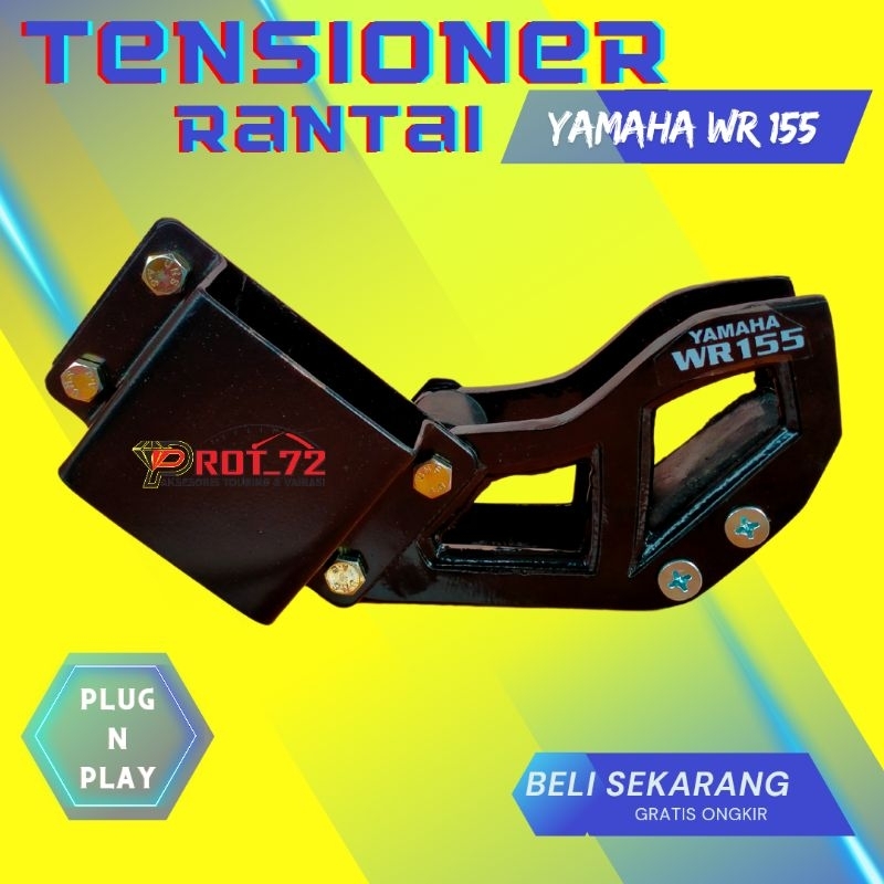 Tensioner Rantai WR155 Plus Breket Stabilizer Aksesoris Yamaha WR 155