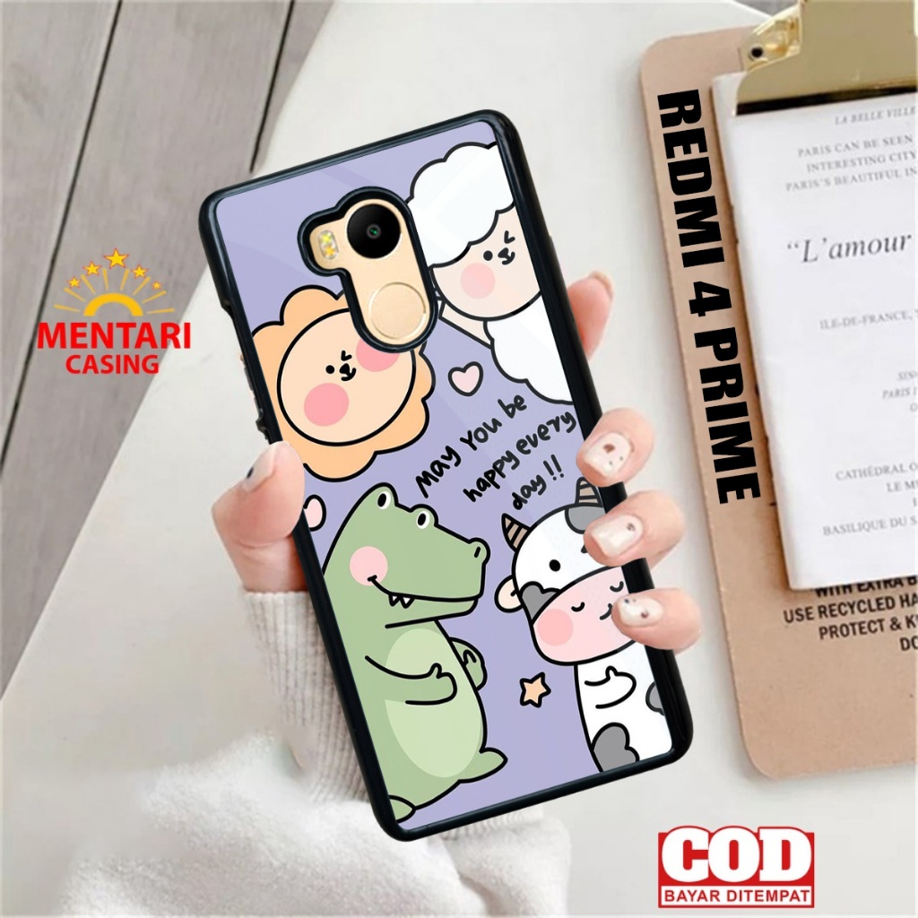Case Redmi 4 Prime Terbaru Cow Casing Redmi 4 Prime Termurah Case Hardcase Softcase Premium Glosy