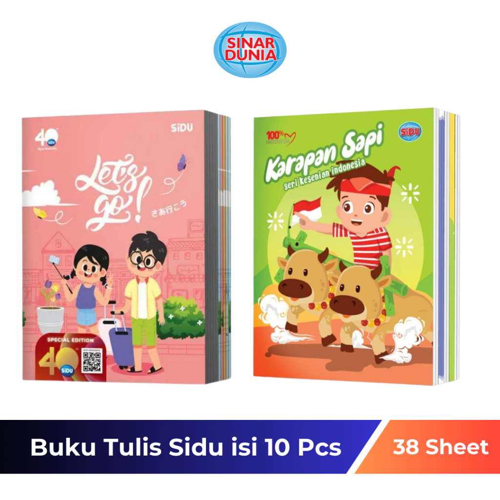 

Buku Tulis Sidu Sinar Dunia 38 Lembar ORIGINAL